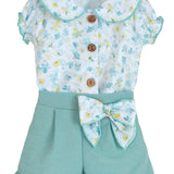 Completo Con Bermuda E Camicia Bambina CALAMARO 11122