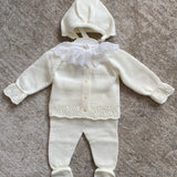 Tutina Spezzata Con Cuffia Neonata BABY FASHION 520.11