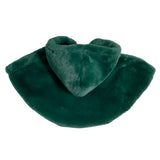 Eleganter Umhang mit Kapuze aus Kunstfell und Satinschleife für Babys ISABEL F593