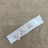 Fascia In Pizzo Con Fiori Neonata MIMILU' 736C