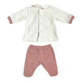 Tutina Spezzata In Ciniglia Con Orso Neonata TETO E TATTA CL8090