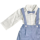 Completo Con Salopette In Lino Neonato TETO E TATTA CB6260