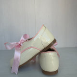 Classic Shoe in White-Pink Patent Girl Panyno B2019