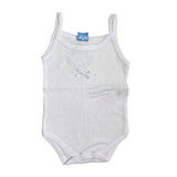Body Intimo Spalla Stretta Traforato In Cotone Neonata SARDON JO109