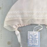 Cuffia In Organdis Di Seta Neonato/a PICCOLA GIUGGIOLA NAZARIOC