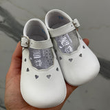 Scarpe Da Culla In Pelle Con Cinturino Neonata INDICE 352