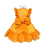 Abito Elegante Smanicato In Organza Neonata BUFI B0279A