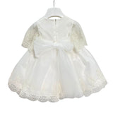 Abito Elegante Battesimale In Tulle Neonata TETO E TATTA VE7428