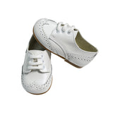 Scarpe Primi Passi Modello Francesina In Pelle Satinata Neonato RIZITOS B3215R