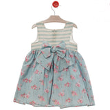 Abito Smanicato In Cotone Stampato Bambina DEL SUR 0557