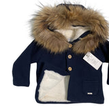 Wintermantel mit Kapuze und Kunstfell für Babys RAHIGO 232127