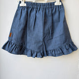 Shorts Con Ruches In Tessuto Naturale Neonata  COCOTE 41093
