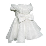 Abito Elegante Mezza Manica In Pizzo Neonata PETIT 2016041