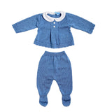 Tutina Spezzata In Tessuto Anallergico Acrilico Neonato SARDON MC191