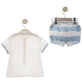 Completo Con Bermuda E camicia Neonato YOEDU 0254