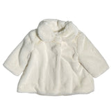 Ausgestellter Kunstpelzmantel mit Rundkragen für Babymädchen DEL SUR 3996SC