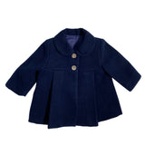 Ausgestellter Stoffmantel mit Rundkragen für Babymädchen DEL SUR 3991S