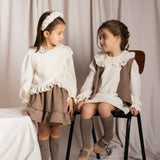 Completo Con Gonna Scamosciata Bambina CALAMARO A11008