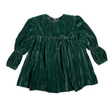 Abito Svasato Manica Lunga In Velluto Bambina DEL SUR 5187