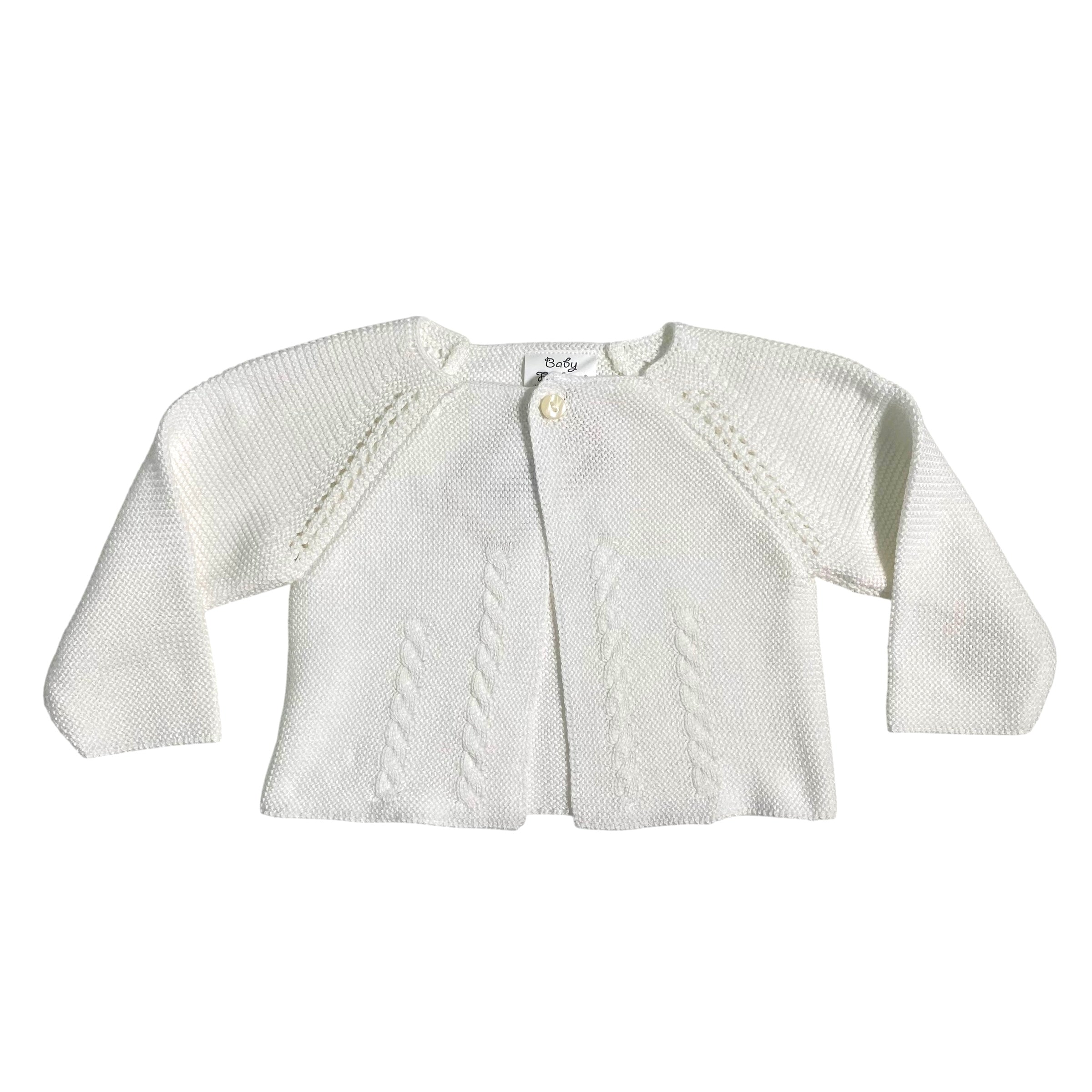 Cardigan In Cotone Con Trecce Neonato/a BABY FASHION 610.5