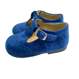 Erste-Schritte-Schuhe mit Ösen aus Samt Baby PANYNO B2004V