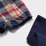 Completo 3 pezzi in Caldo Cotone Neonato Blu  Mayoral 2265