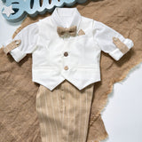 Completo Elegante 4 Pezzi In Cotone Neonato BUFI M0515A2