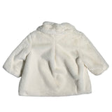 Ausgestellter Kunstpelzmantel mit Rundkragen für Babymädchen DEL SUR 3996SC
