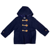 Cappotto In Panno Con Cappuccio E Alamari Bambino YOEDU 4983