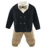 Completo Elegante Con Cardigan Cerimonia Neonato BUFI M0091A