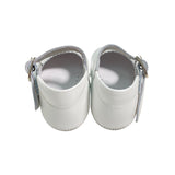 Ballerina Culla In Pelle Satinata Con Cinturino Neonata INDICE 1513S