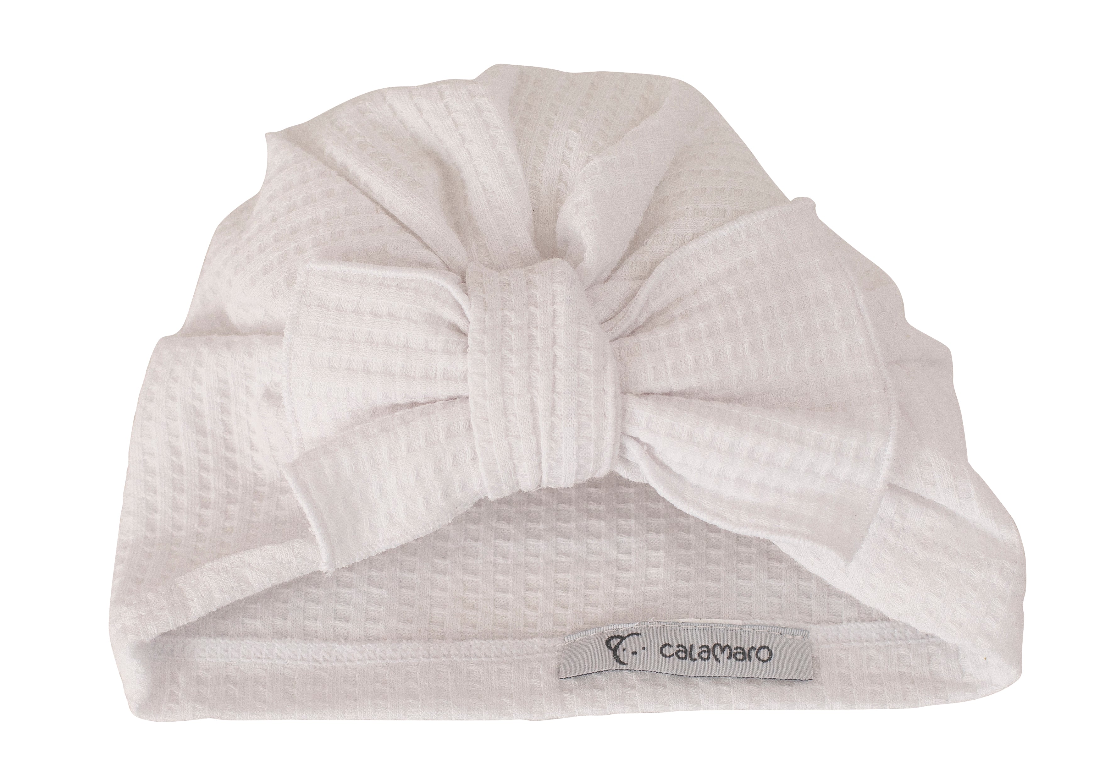 Cappello Modello Turbante In Cotone Neonata CALAMARO 75051
