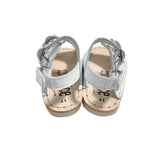 Sandali Da Culla In Pelle Con Fibie Neonato INDICE 347