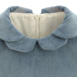 Abito Manica Lunga In Velluto Neonata BUFI B0542A