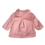 Ausgestellter Kunstpelzmantel mit Rundkragen für Babymädchen DEL SUR 3996SC