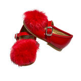 Scarpe Primi Passi Modello Ballerina In Vernice Neonata RIZITOS B3109