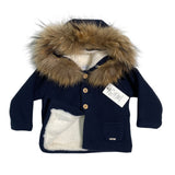 Wintermantel mit Kapuze und Kunstfell für Babys RAHIGO 232127