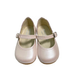 Scarpe Modello Ballerina In Pelle Satinata Bambina PANYNO B3206