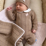 Tutina Intera In Filo Di Cotone Neonata PICCOLA DESI 2710