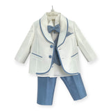 Completo Elegante In Raso Con Giacca Neonato LES ETOILES ROSARIO