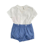 Completo Con Bermuda E Camicia In Misto Lino Neonato DEL SUR 0282