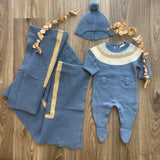 Set In Lana Neonato Bluette DRKID