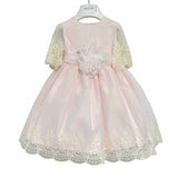 Abito Elegante Battesimale In Tulle Neonata TETO E TATTA VE7428