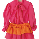 Completo Elegante Con Gonna E Camicia Bambina CALAMARO A11002