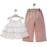 Completo Con Pantalone Palazzo E Top Bambina YOEDU 1255
