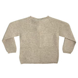 Cardigan Girocollo Lavorato In Maglia In Cotone Biologico Neonato/a WEDOBLE 03308C