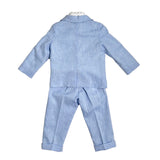 Completo Elegante Con Giacca In Misto Lino Neonato BUFI M0215A