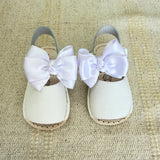 Minorchine Glitzer-Sandalen mit Satinschleife für Baby-Mädchen INDEX 300G