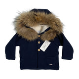 Wintermantel mit Kapuze und Kunstfell für Babys RAHIGO 232127