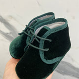 Scarpa Da Culla Con Lacci In Velluto Neonato Indice 382